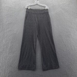 CAbi Womens Bond Wide Leg Trouser Pants 8‎ Black Gray Plaid Career Stretch